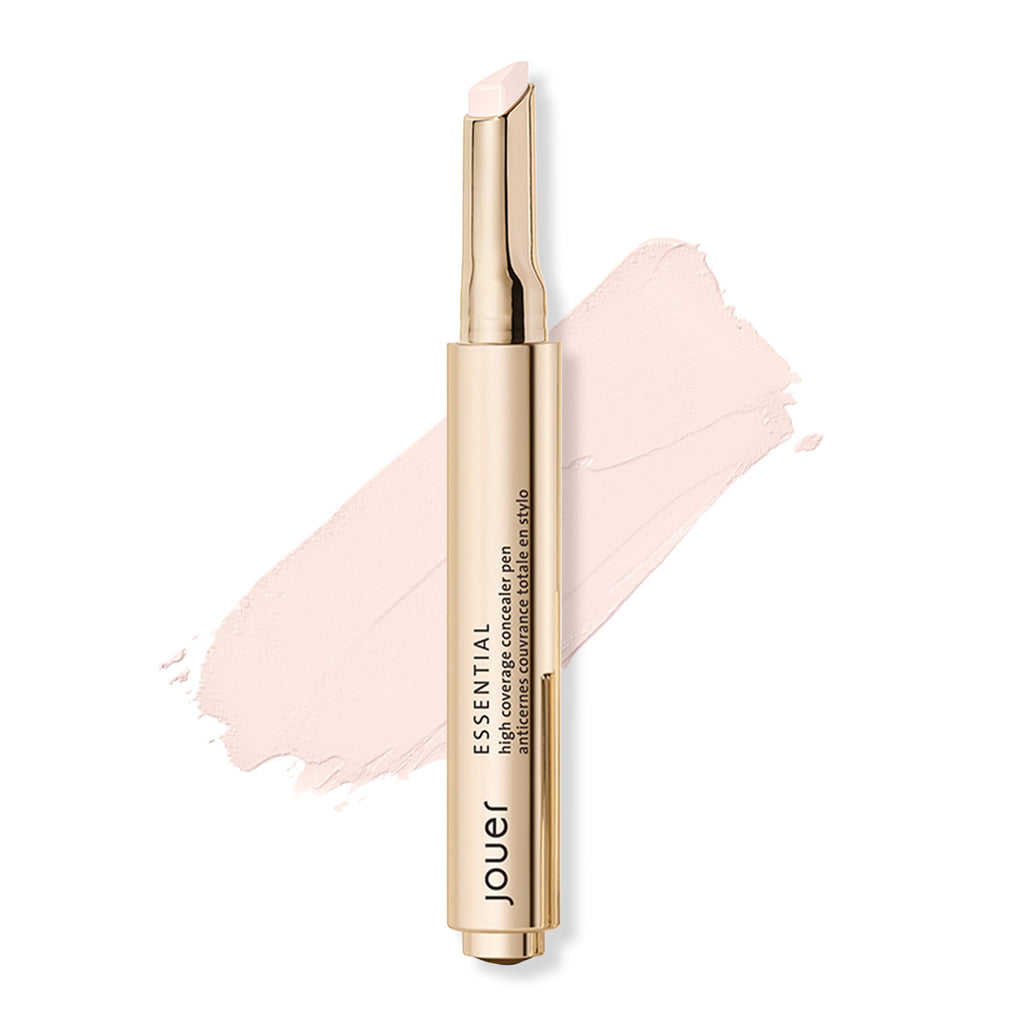 Jouer Essential High Coverage Concealer Pen – Under Eye Brightening, Hyaluronic Acid & Vitamin E