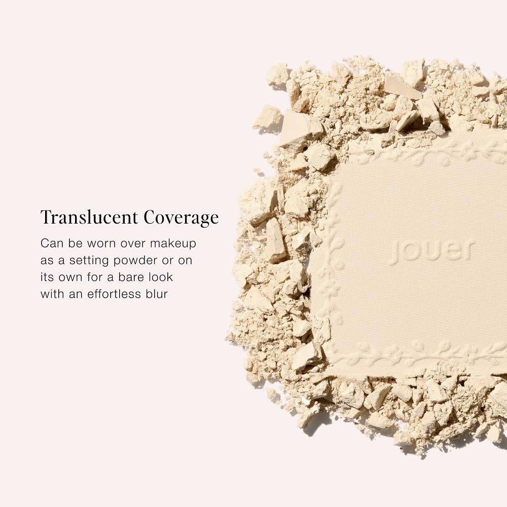Jouer Soft Focus Hydrate + Set Powder – Talc-Free, Vegan, Universal Translucent Finish