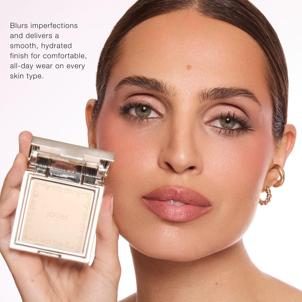 Jouer Soft Focus Hydrate + Set Powder – Talc-Free, Vegan, Universal Translucent Finish