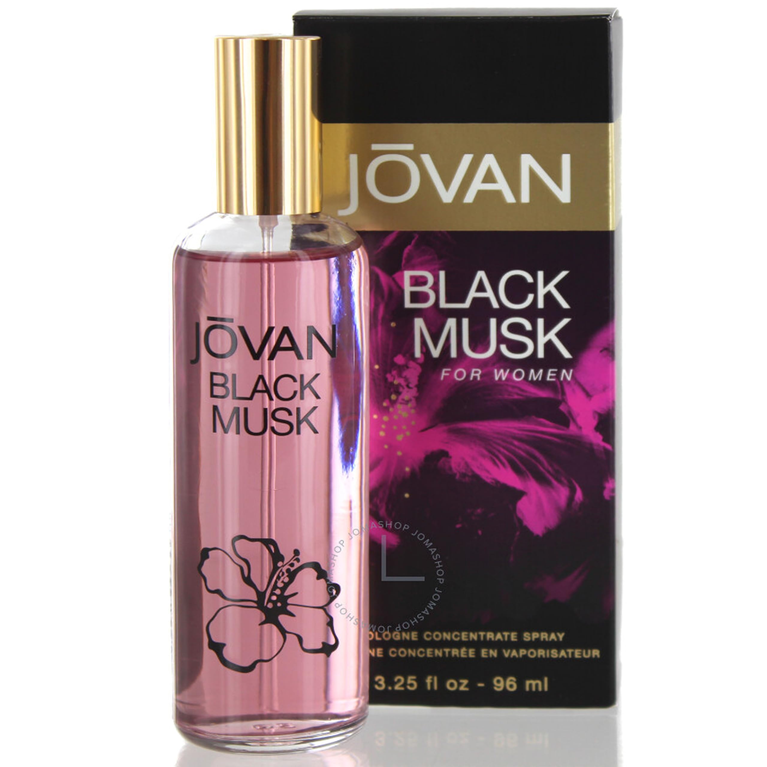 Jovan Black Must – 3.25 oz Cologne Concentrate Spray | Original Designer Fragrance