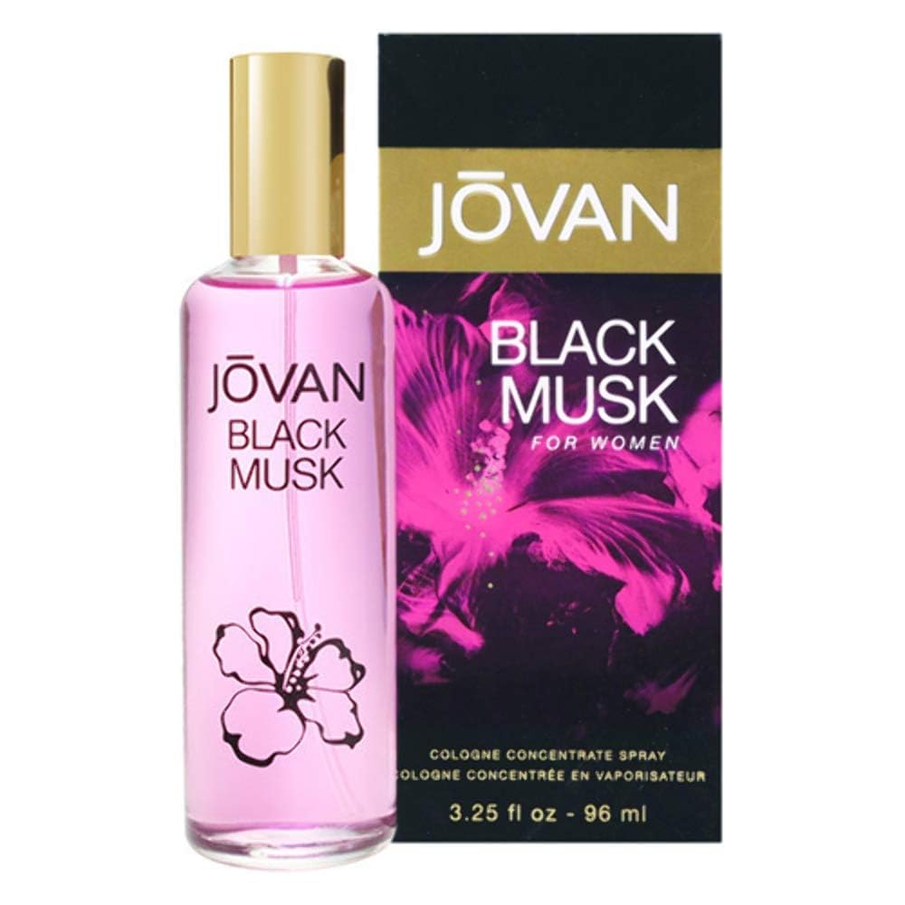 Jovan Black Must – 3.25 oz Cologne Concentrate Spray | Original Designer Fragrance