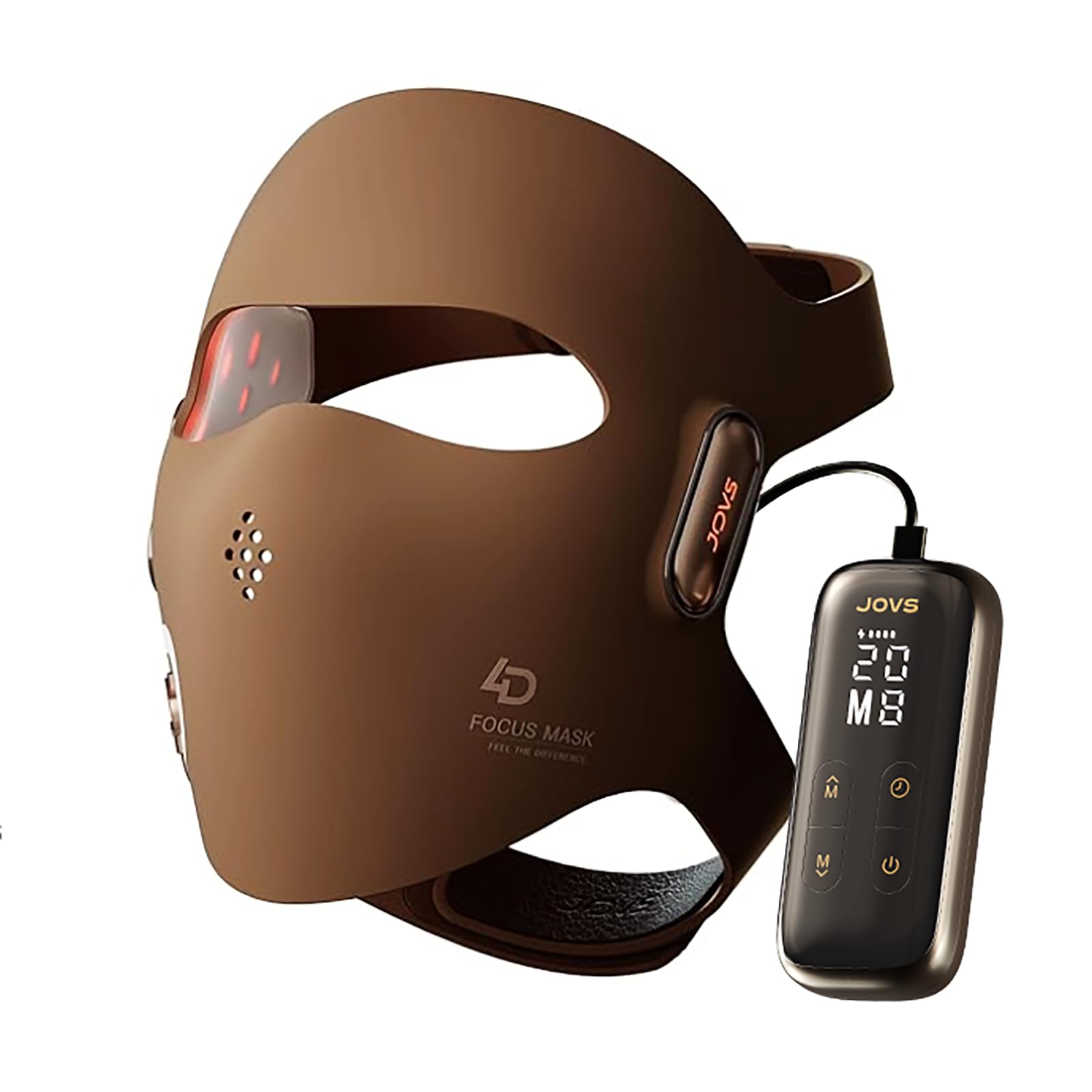 JOVS 4D Laser Light Therapy Mask – 4 Wavelengths, Anti-Aging, Cordless