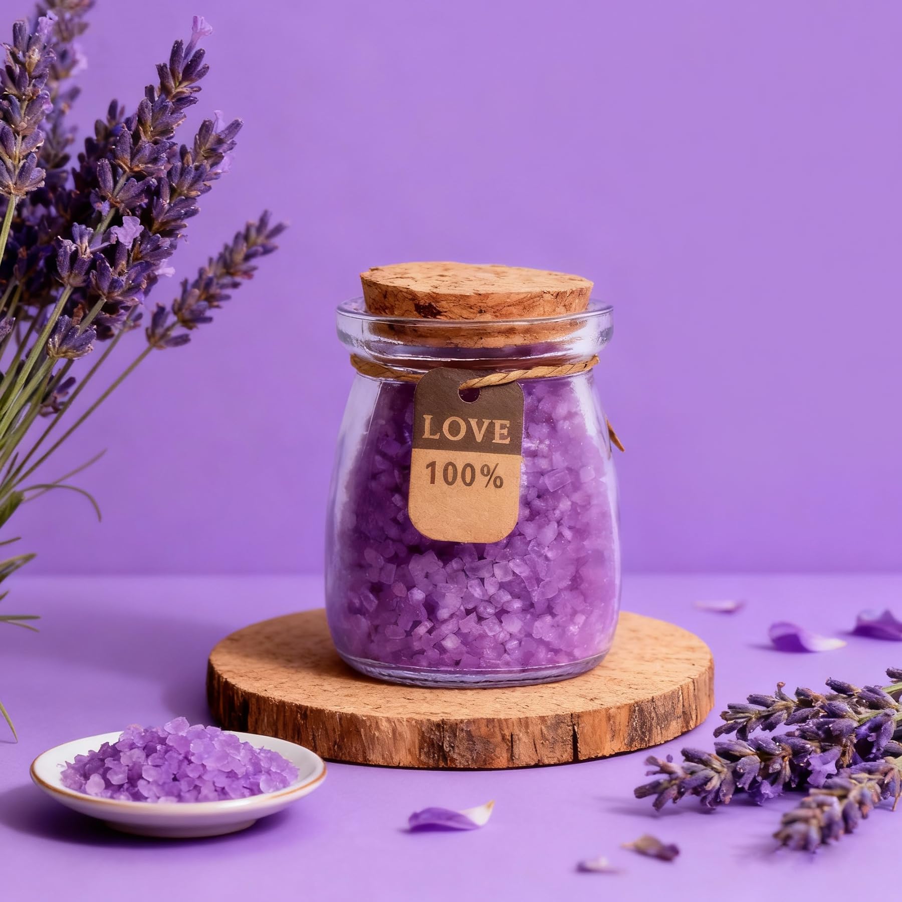 Joyvella Lavender Spa Gift Set – Birthday Gift for Women, Get Well Gift & Self-Care Box