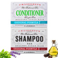 J.R.LIGGETT'S Original Formula Shampoo Bar & Conditioner Bar - 2-Pack (Plant-Based, Sulfate-Free)