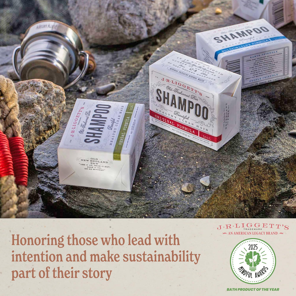 J.R.LIGGETT'S Shampoo Bar – Herbal, All-Natural, Sulfate Free (3 Pack)