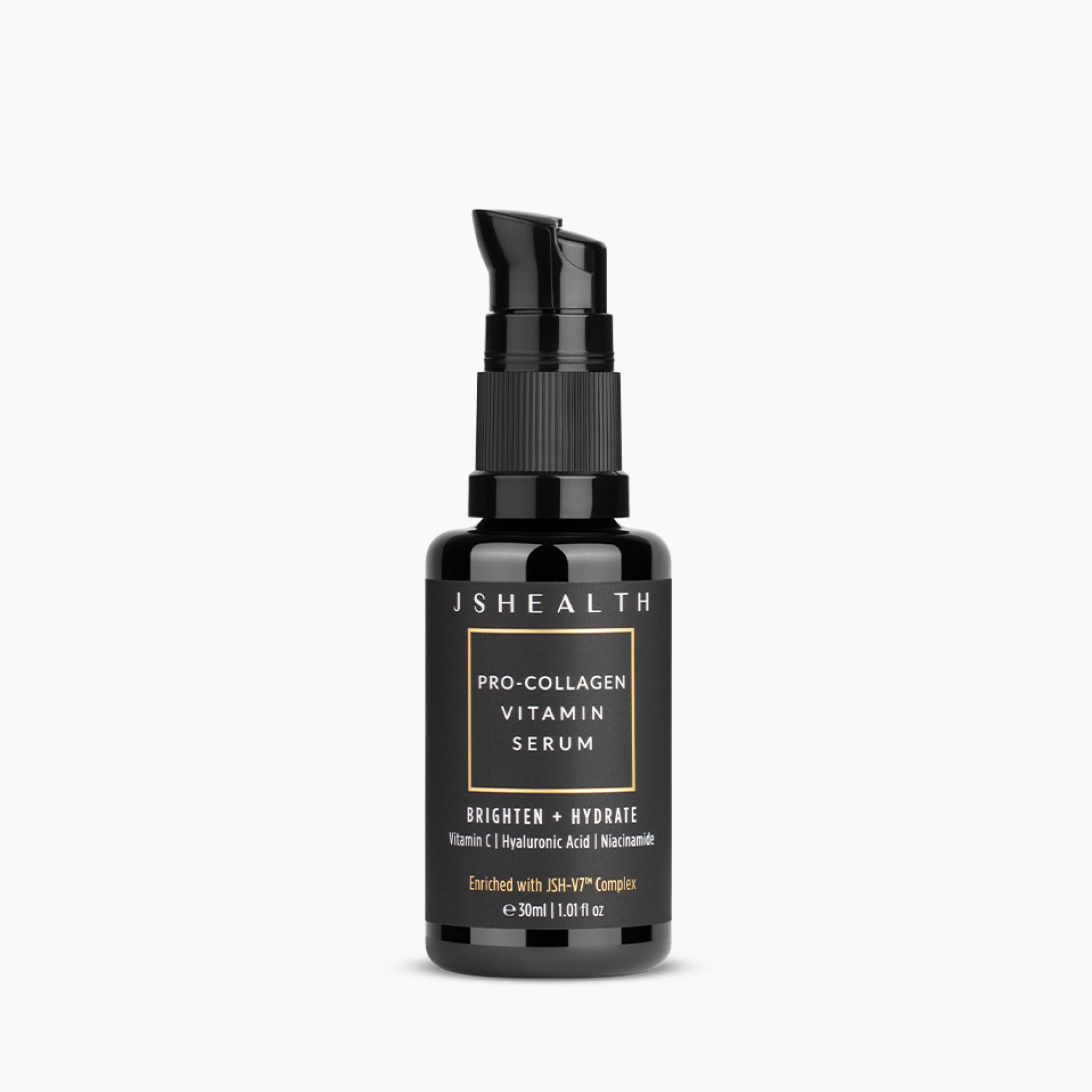 JSHealth Vitamin C Serum for Face – Brightening Hyaluronic Acid Serum with Niacinamide