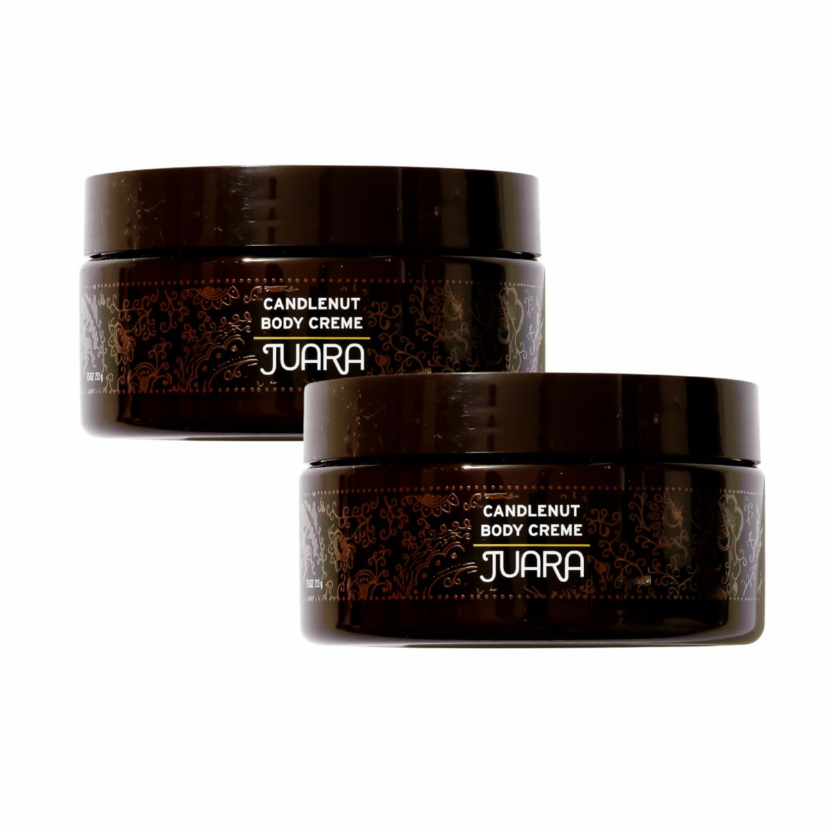 Juara Candlenut Body Creme | Rich Moisturizing Lotion for Dry Skin | 2-Pack 7.5 oz