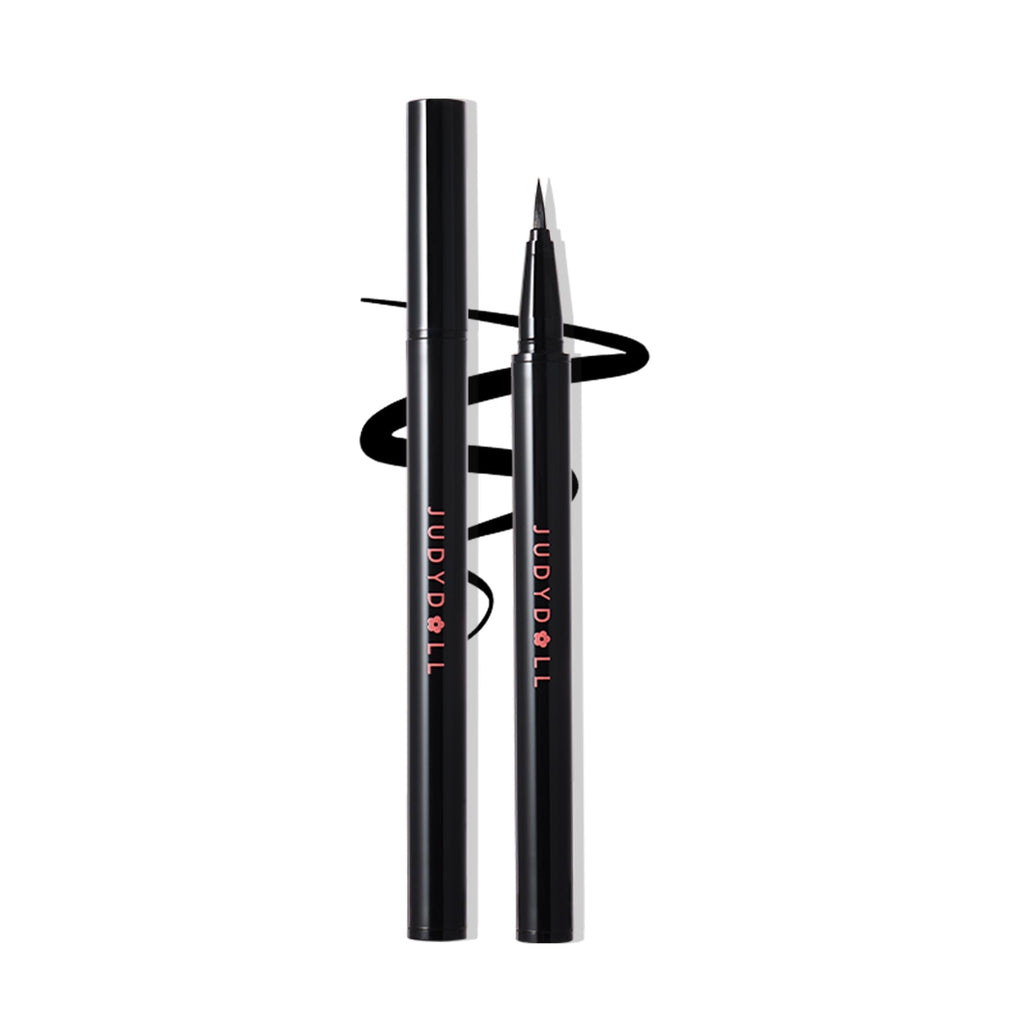 JUDYDOLL Ink Glider Longlasting Liquid Eyeliner – 30H Waterproof, Ultra-Fine Tip, Deep Black