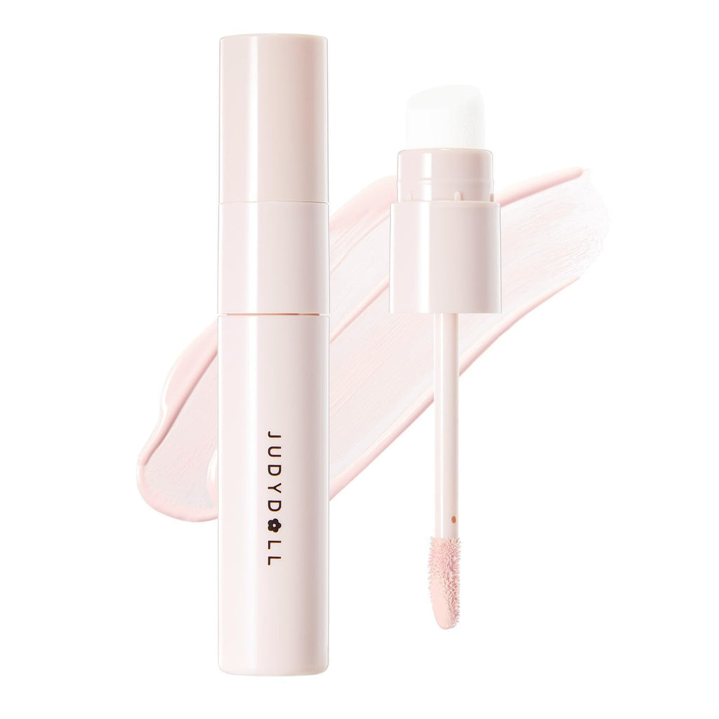 JUDYDOLL Liquid Contour & Highlighter — 2-in-1 Sculpt & Glow with Dual Brushes | 01 Fair Rose