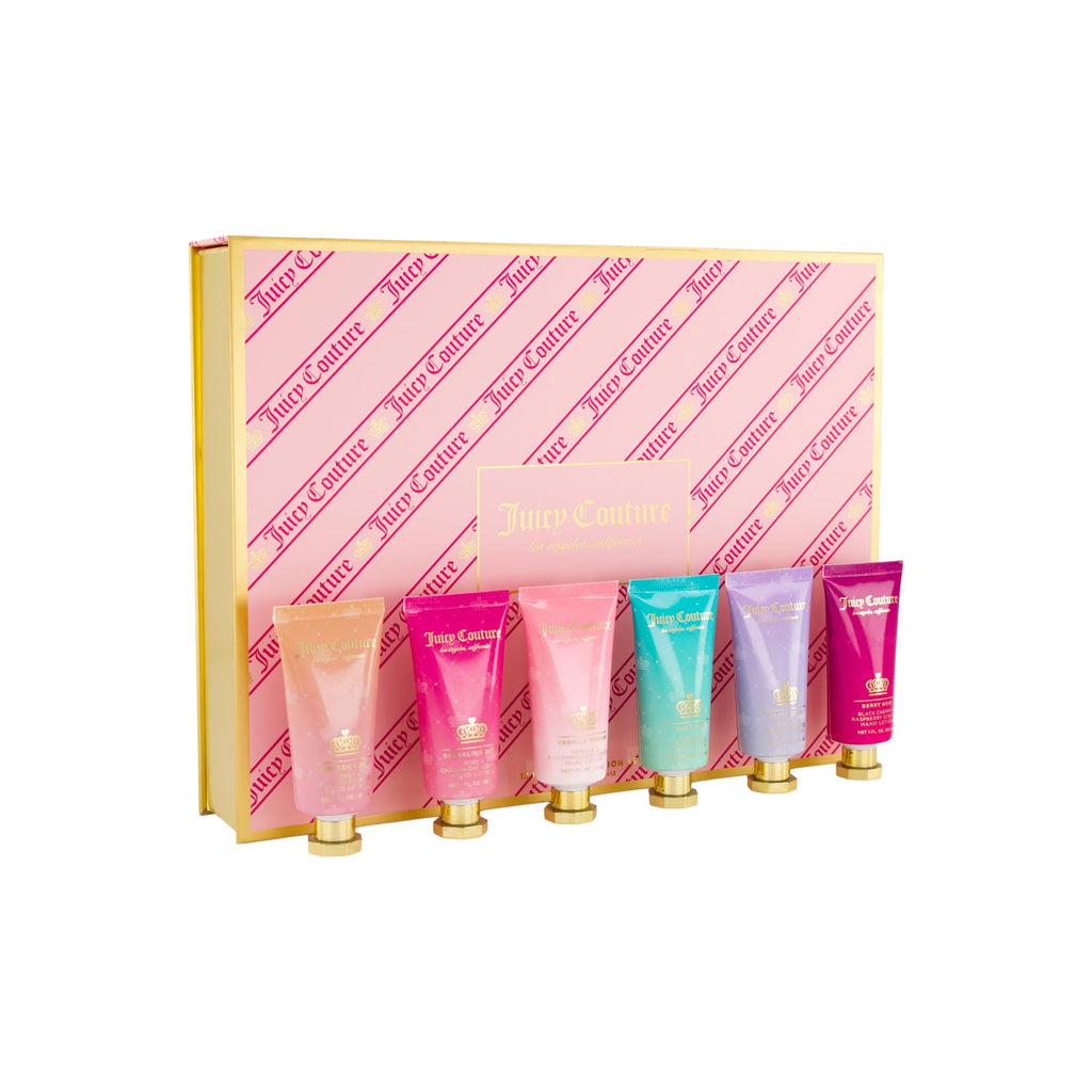 Juicy Couture 12-Pack Hand Lotion Set | 12 Scented Mini Lotions for On-The-Go Hydration