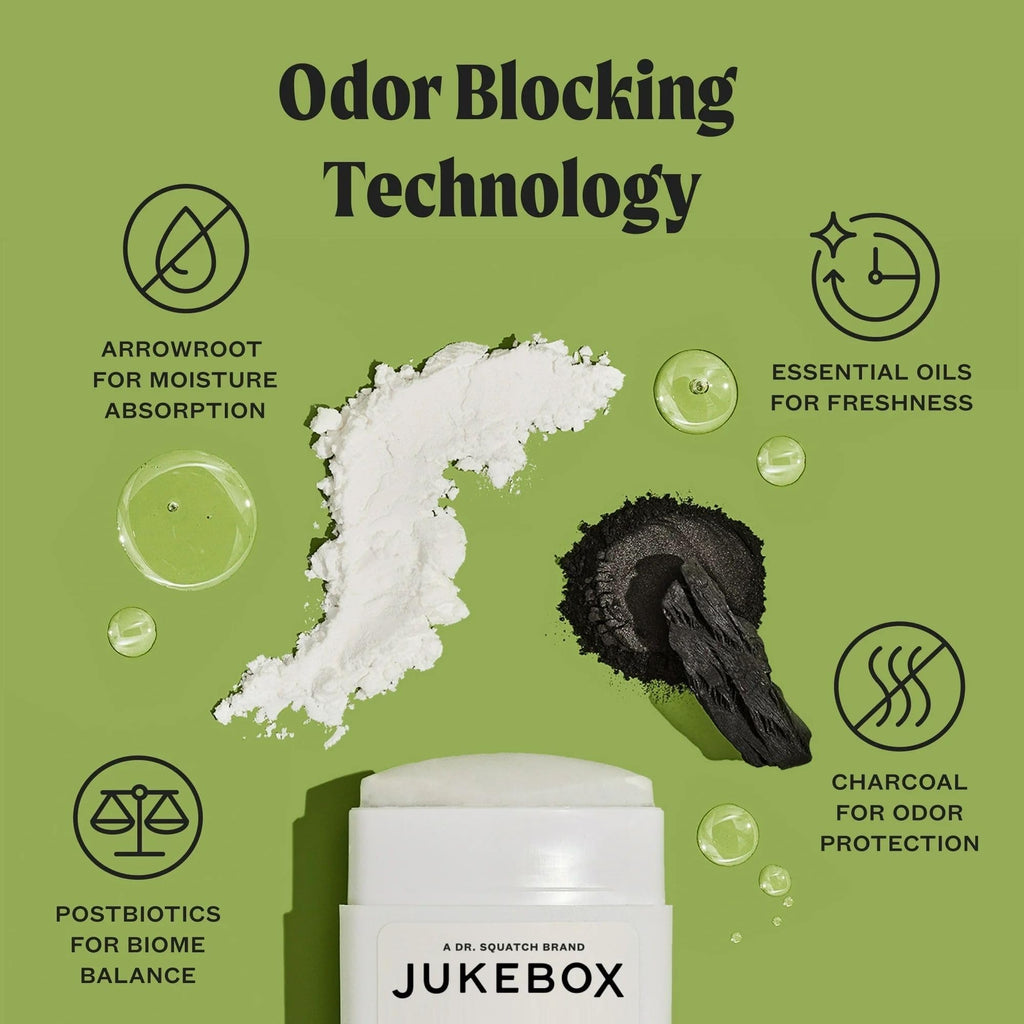 JUKEBOX Natural Deodorant for Women – Born to Be Wild Scent, Aluminum-Free, No Baking Soda, 2.65oz, 3 Pack