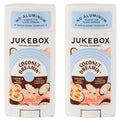 JUKEBOX Coconut Dreamin' Natural Deodorant for Women – Aluminum-Free, No Baking Soda, 2.65oz (2-Pack)