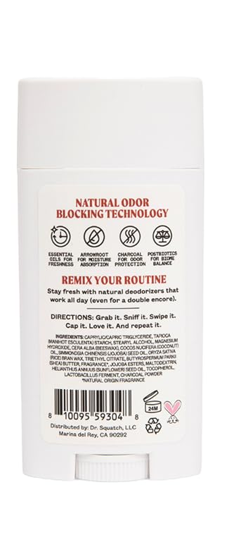 JUKEBOX Coconut Dreamin' Natural Deodorant for Women – Aluminum-Free, No Baking Soda, 2.65oz (2-Pack)