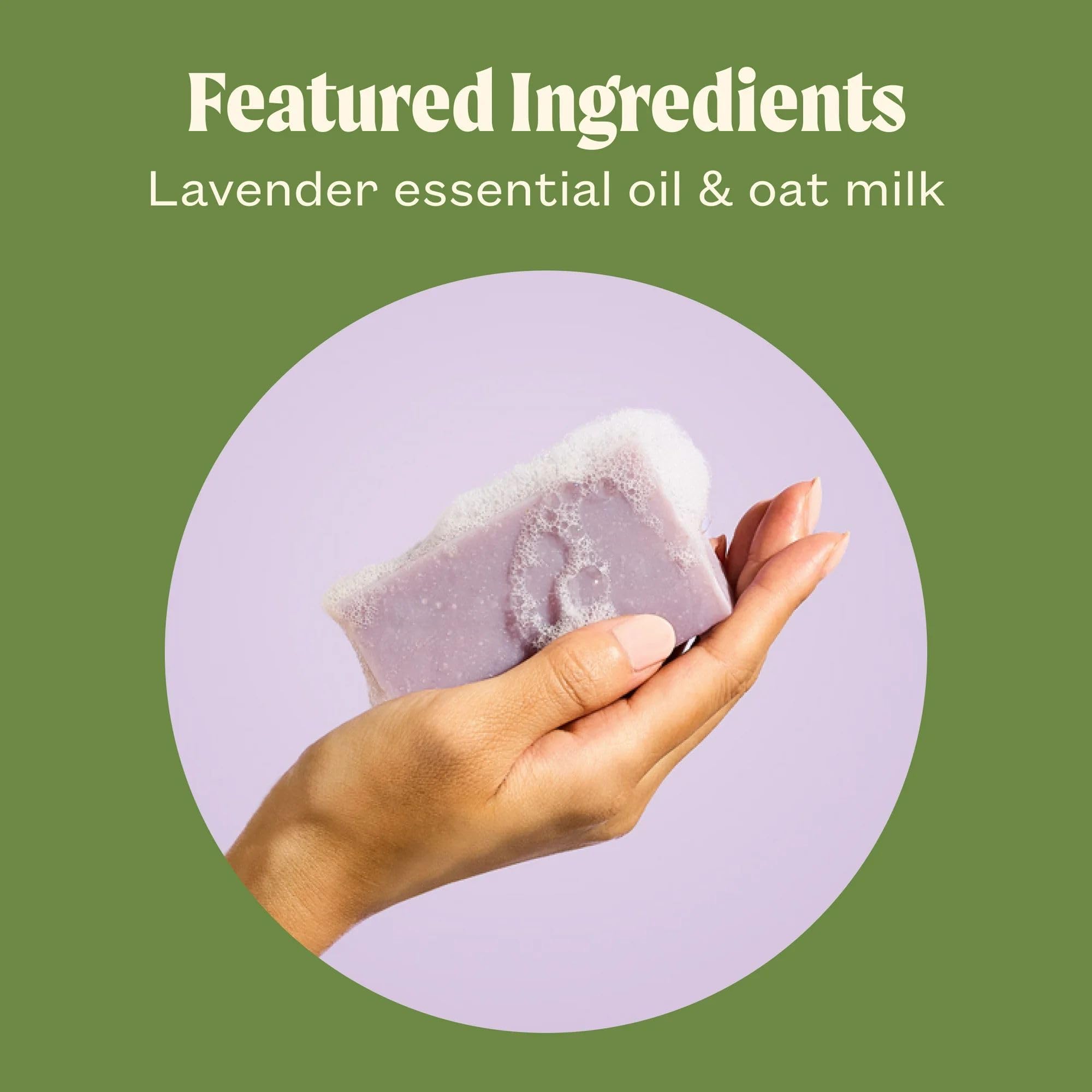 JUKEBOX Soap Lavender Fields Forever — Natural Cold Process Bar Soap for All Skin Types (3 Pack) | Lavender, Pear & Driftwood