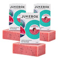 JUKEBOX Watermelon Disco Soap – Natural Cold-Process Bar, Heavy Scrub, 4.5oz (3 Pack)