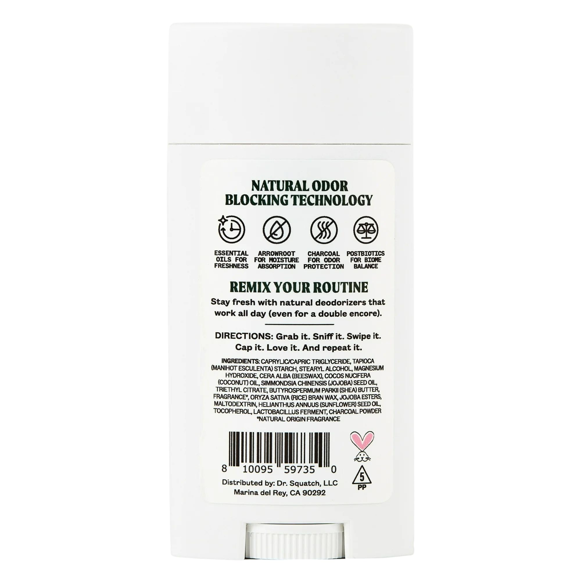 JUKEBOX Natural Deodorant for Women – Born to Be Wild Scent, Aluminum-Free, No Baking Soda, 2.65oz, 3 Pack