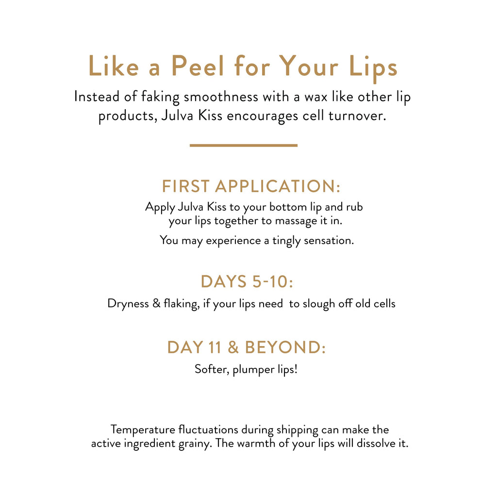 Julva Kiss Lip Renewal Complex by Dr. Anna Cabeca – Botanical Lip Hydrator for Smooth, Comfortable Lips | 0.3 oz