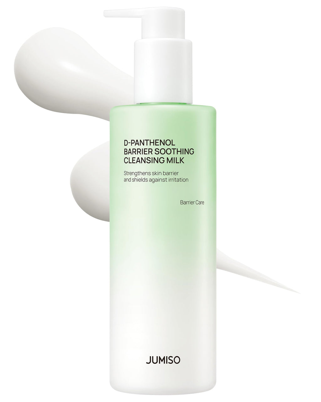 JUMISO D-Panthenol Barrier Soothing Cleansing Milk – 92% Sunscreen Removal, 5-Ceramide, Tear-Free, Eye-Safe