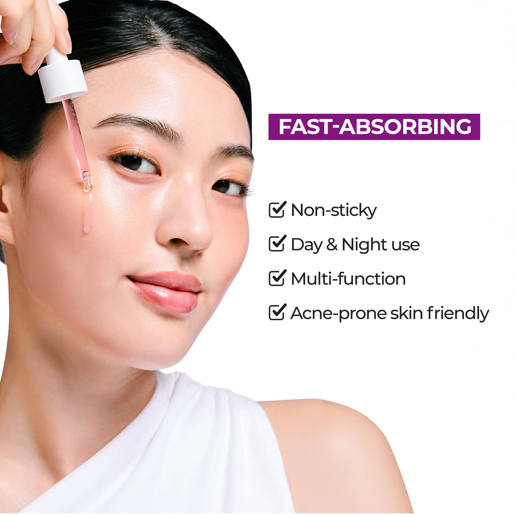 JUMISO Niacinamide 10% Hydrating Serum – No-Pilling Glass Skin Formula, TXA + Glutathione, Centella, Fragrance-Free (40ml)