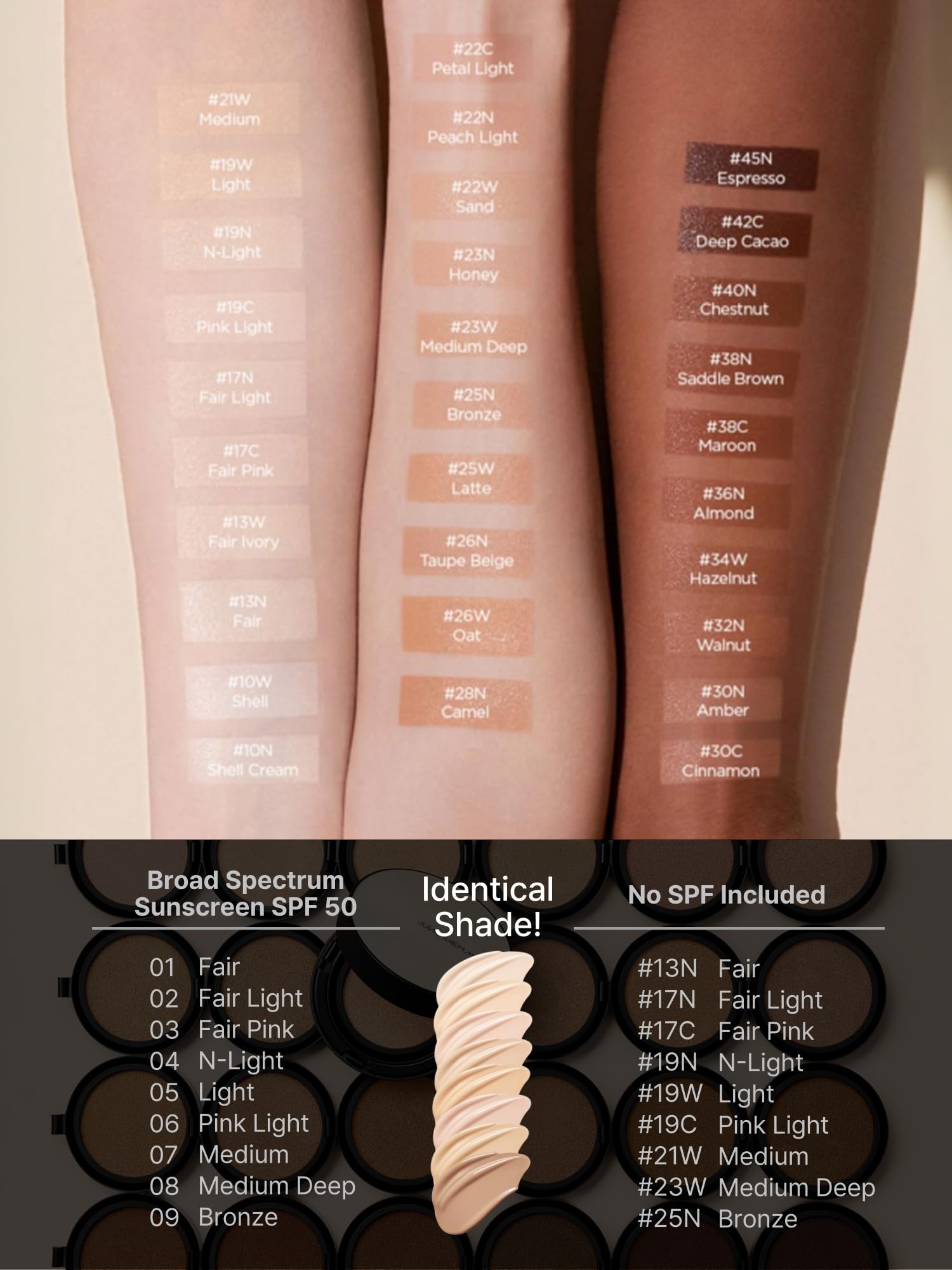 JUNG SAEM MOOL Essential Skin Nuder Cushion 21W Medium – Natural Radiant Finish