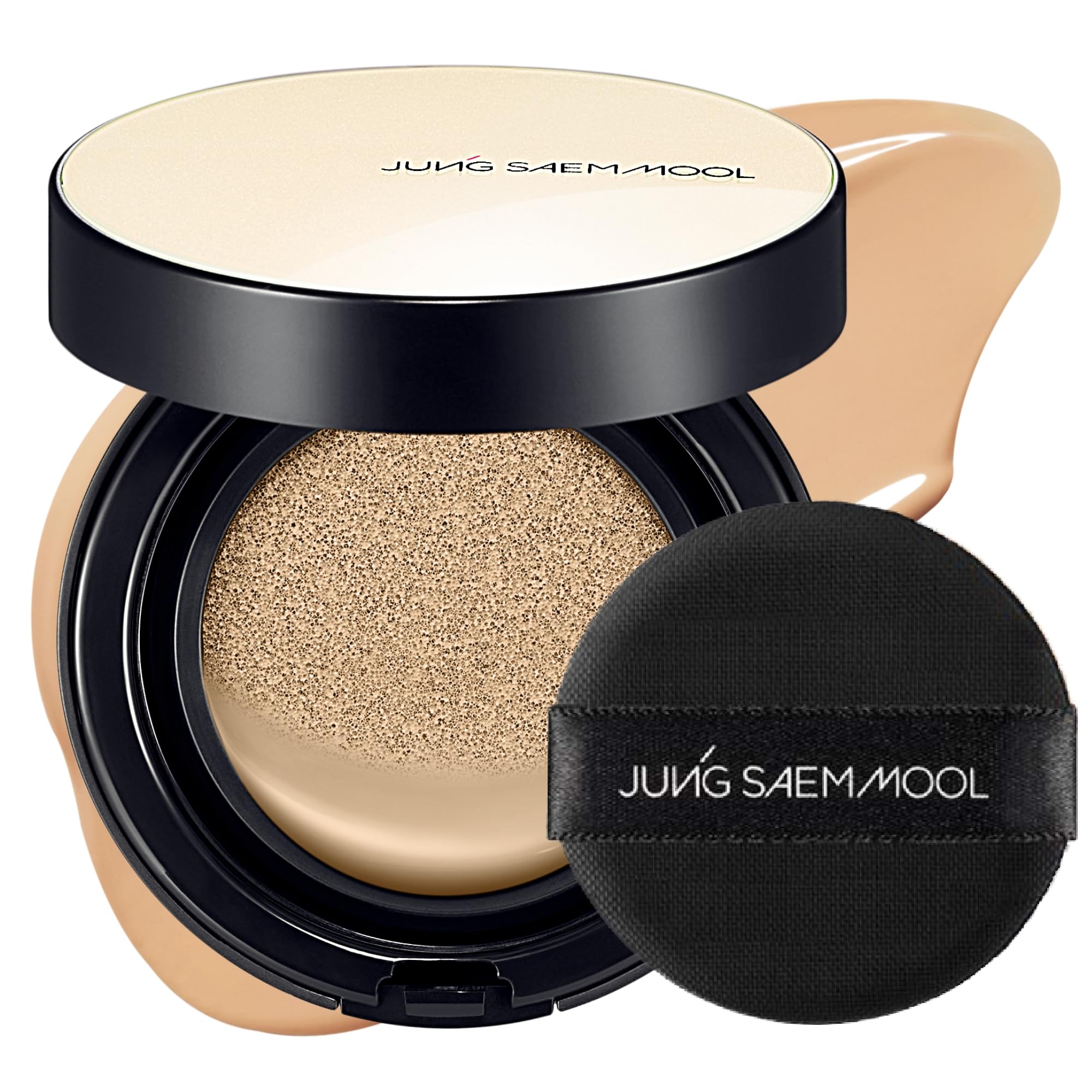 JUNG SAEM MOOL Essential Skin Nuder Cushion 22W Sand – Natural Radiant Finish Foundation