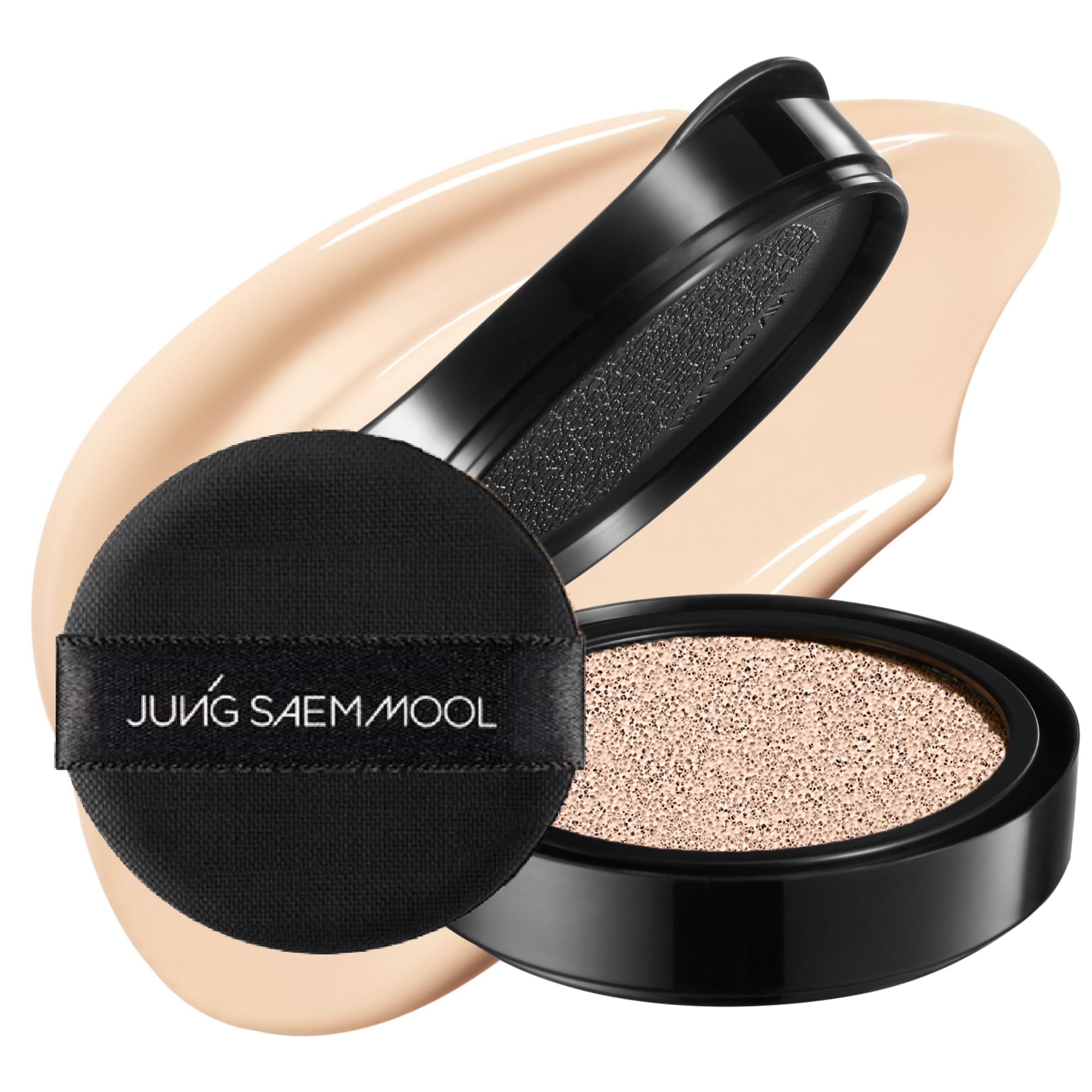 JUNG SAEM MOOL Essential Skin Nuder Cushion 17 Fair Pink SPF50 | Refillable Cushion Foundation