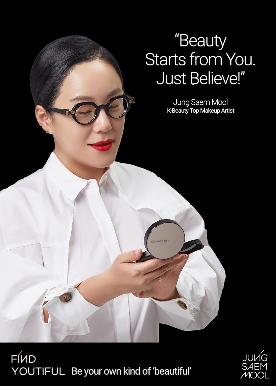 JUNG SAEM MOOL Essential Skin Nuder Cushion 17 Fair Pink SPF50 | Refillable Cushion Foundation