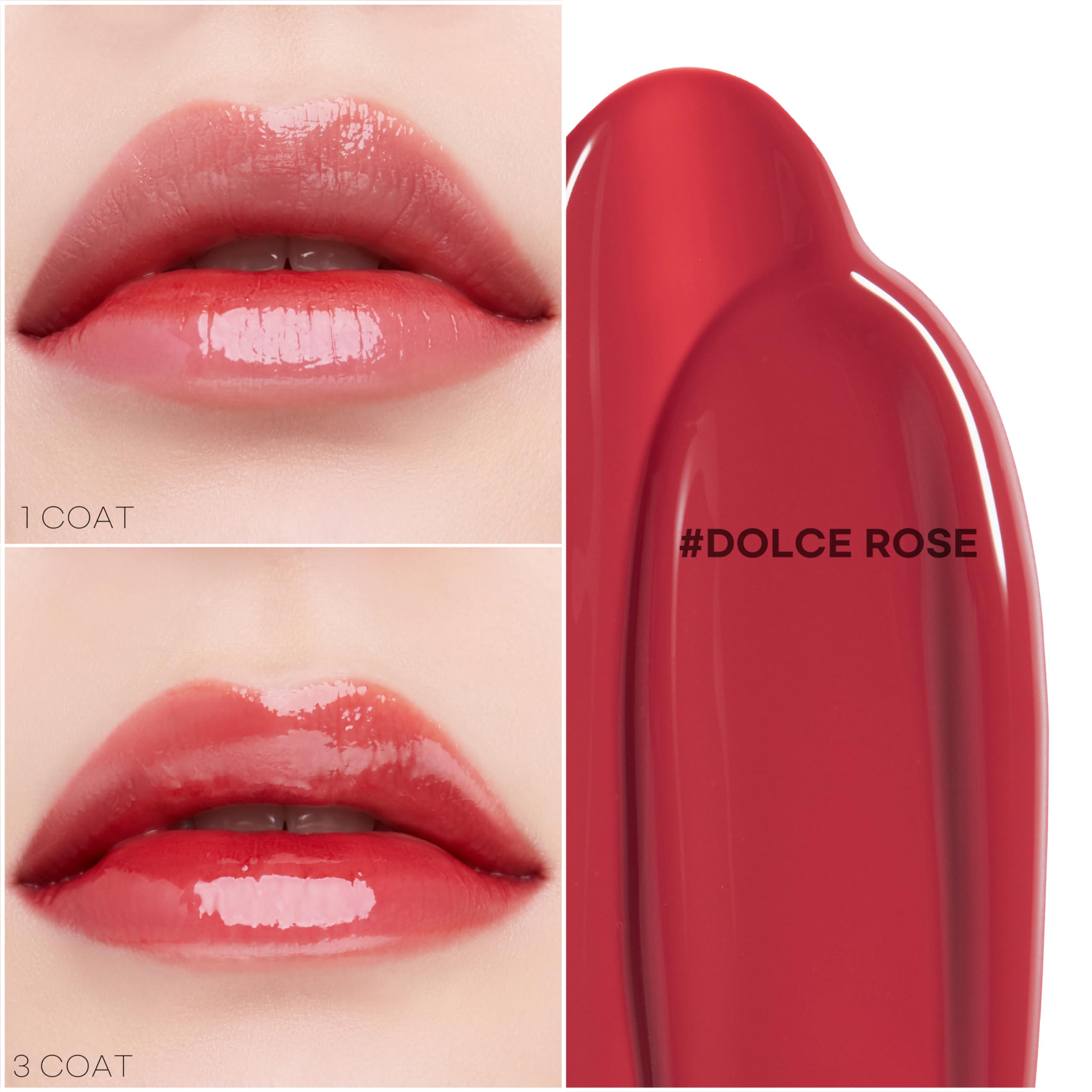 Jung Saem Mool Lip-PRESSION Glow Lasting Tint Dolcé Rose – Hydrating Glassy Lip Color