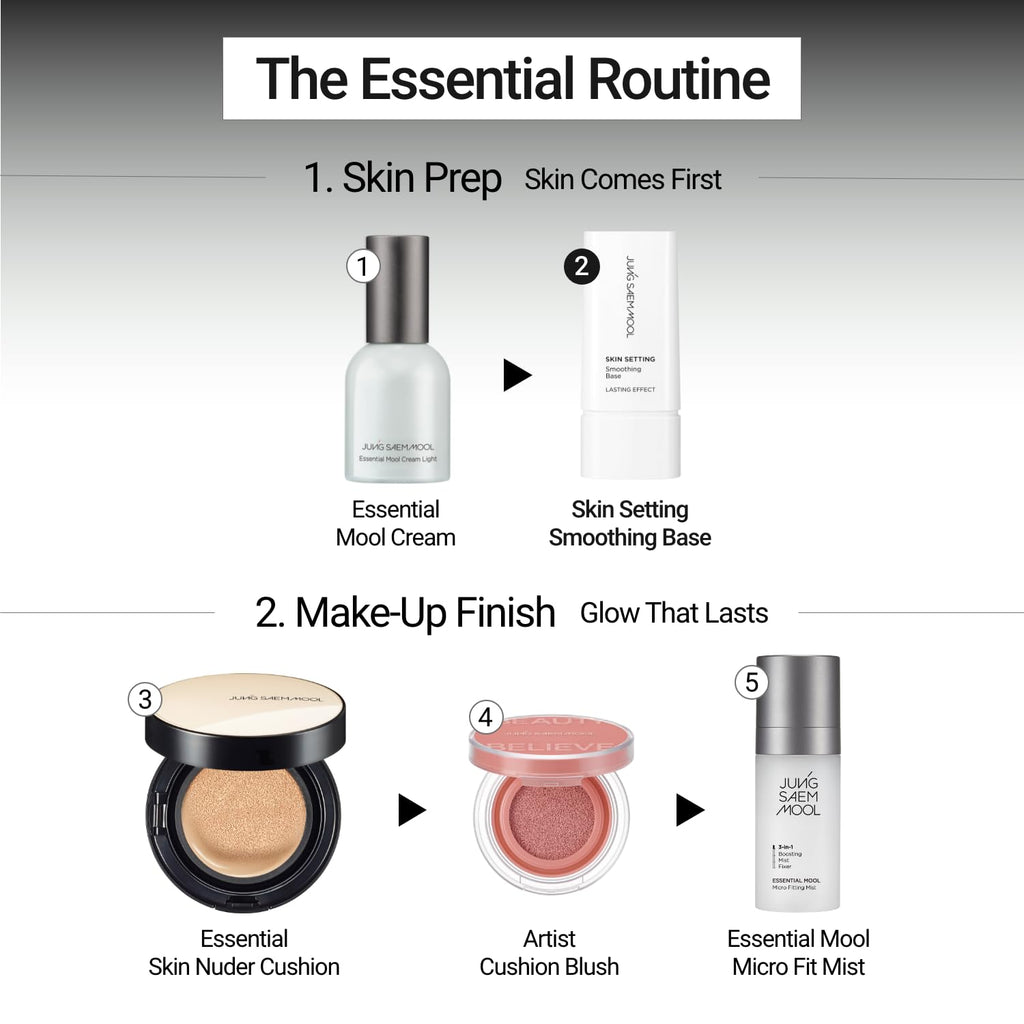 JUNG SAEM MOOL Skin Setting Smoothing Base – Sebum-Control Primer with Cotton Seed Extract | Matte Finish for Oily Skin (1.35 fl oz)