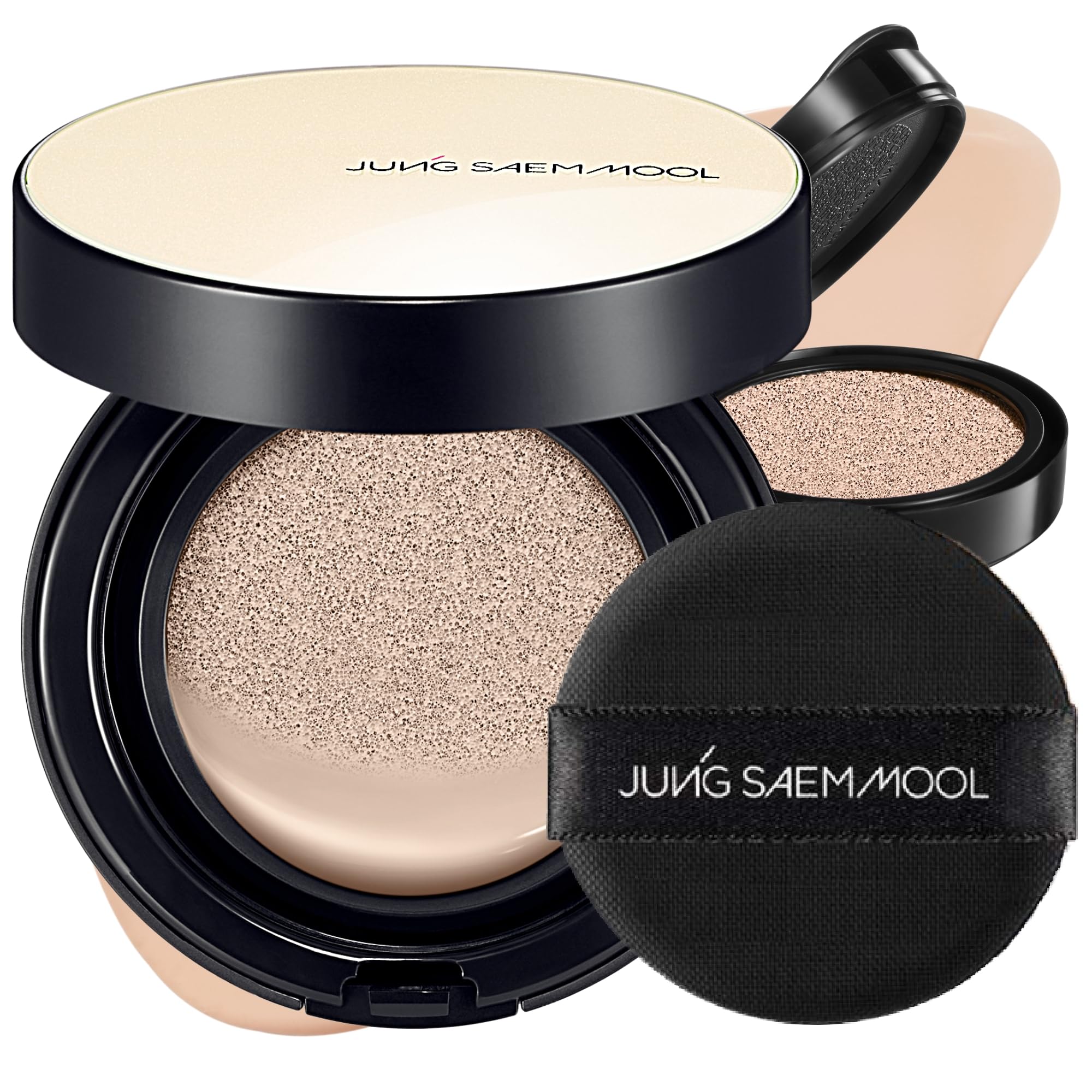 JUNG SAEM MOOL SPF Essential Skin Nuder Cushion (19 Pink Light) – Refill Included | SPF50