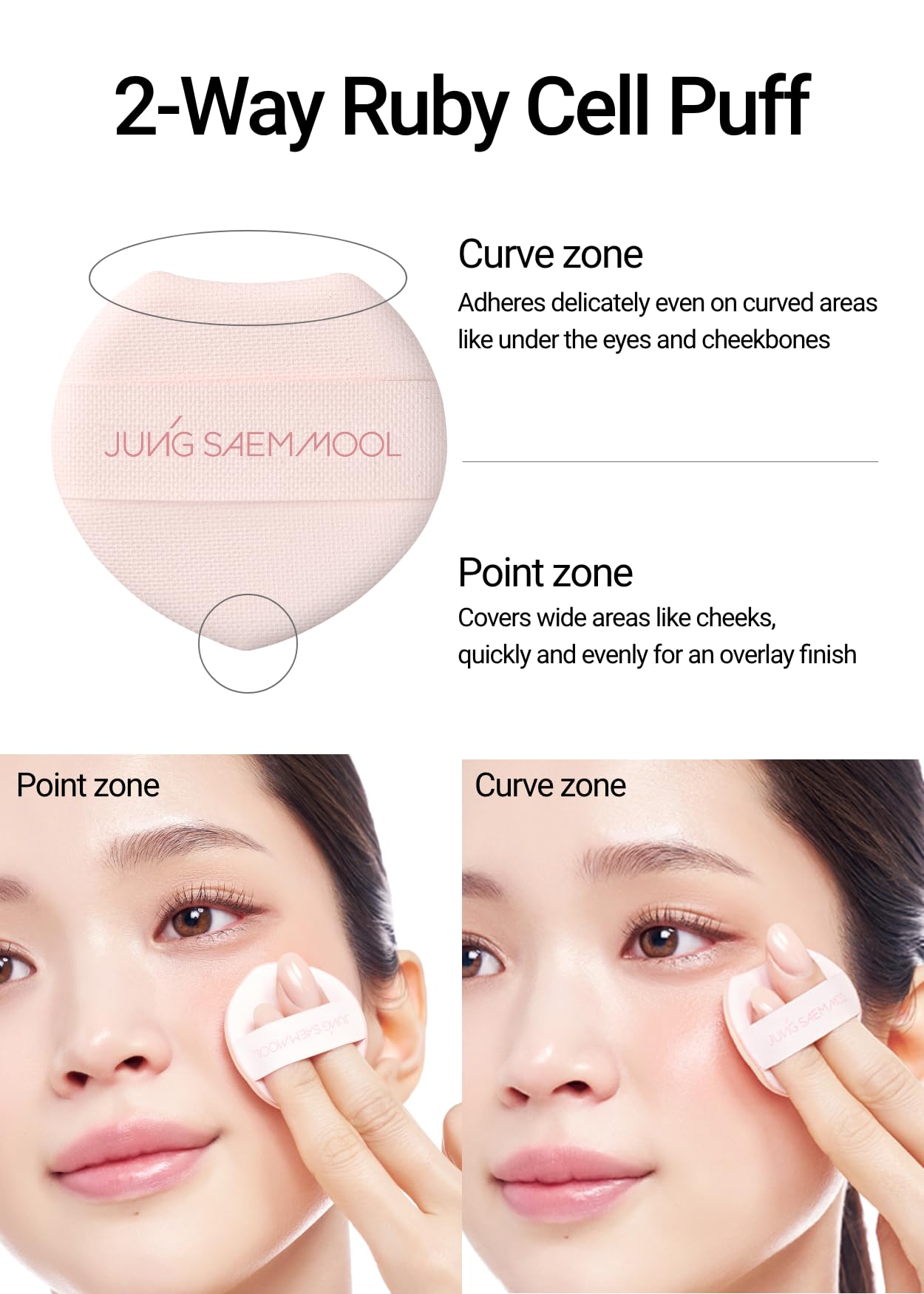 JUNG SAEM MOOL Artist Cushion Blush Peach Nectar – Hydrating, Lightweight Cushion for Dewy Glow