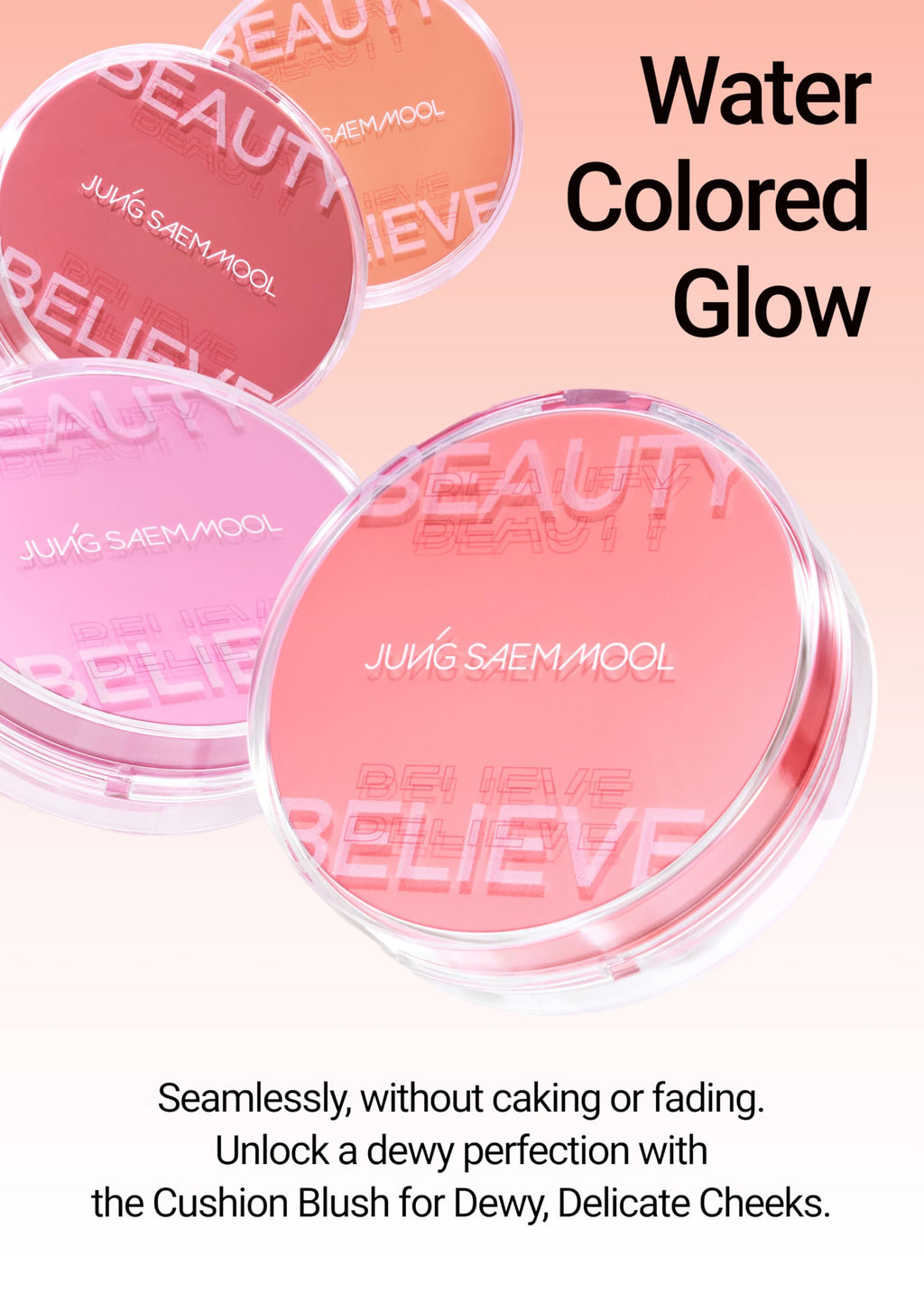 JUNGSAEMMOOL Artist Cushion Blush Rare Rose – Hydrating, Lightweight Dewy Cheeks