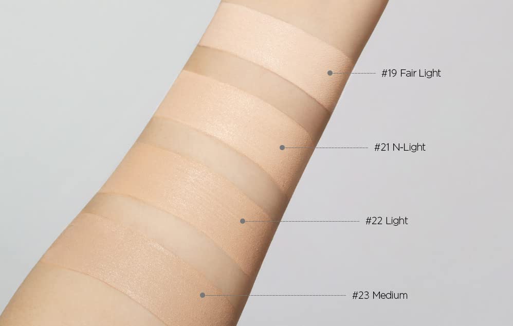 Jung Saem Mool Skin Nuder Cover Layer Cushion 19 Fair Light — Refill Included, Delicate Coverage, All-Day Wear