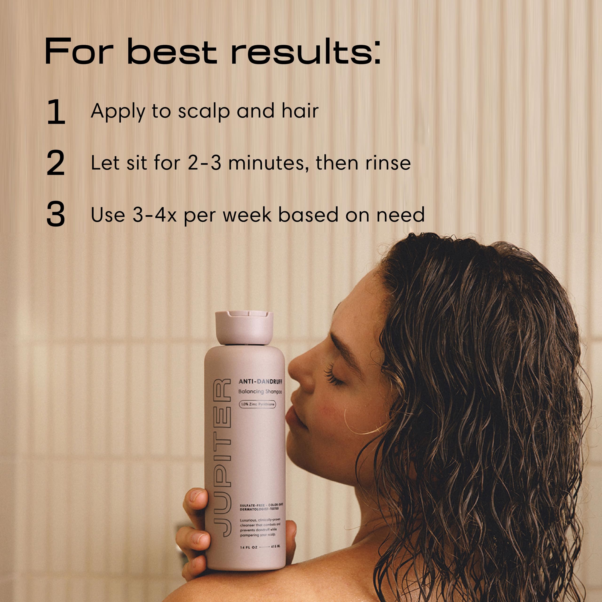 Jupiter Anti Dandruff Shampoo — Balance Scalp & Reduce Flakes (Sulfate-Free)