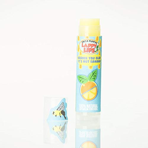 Just Bee Lappy Lips Organic Lip Balm for Kids – 4 Flavor Pack