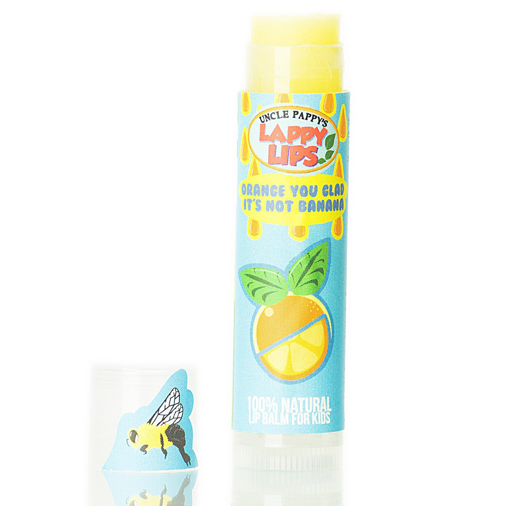 Just Bee Lappy Lips Organic Lip Balm for Kids – 6 Flavors, 100% Natural, Made in USA
