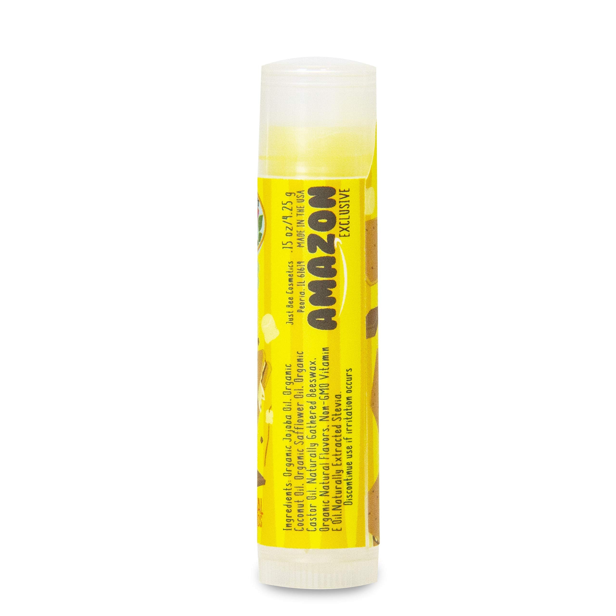 Just Bee Lappy Lips Organic Lip Balm for Kids – 6 Flavors, 100% Natural, Made in USA