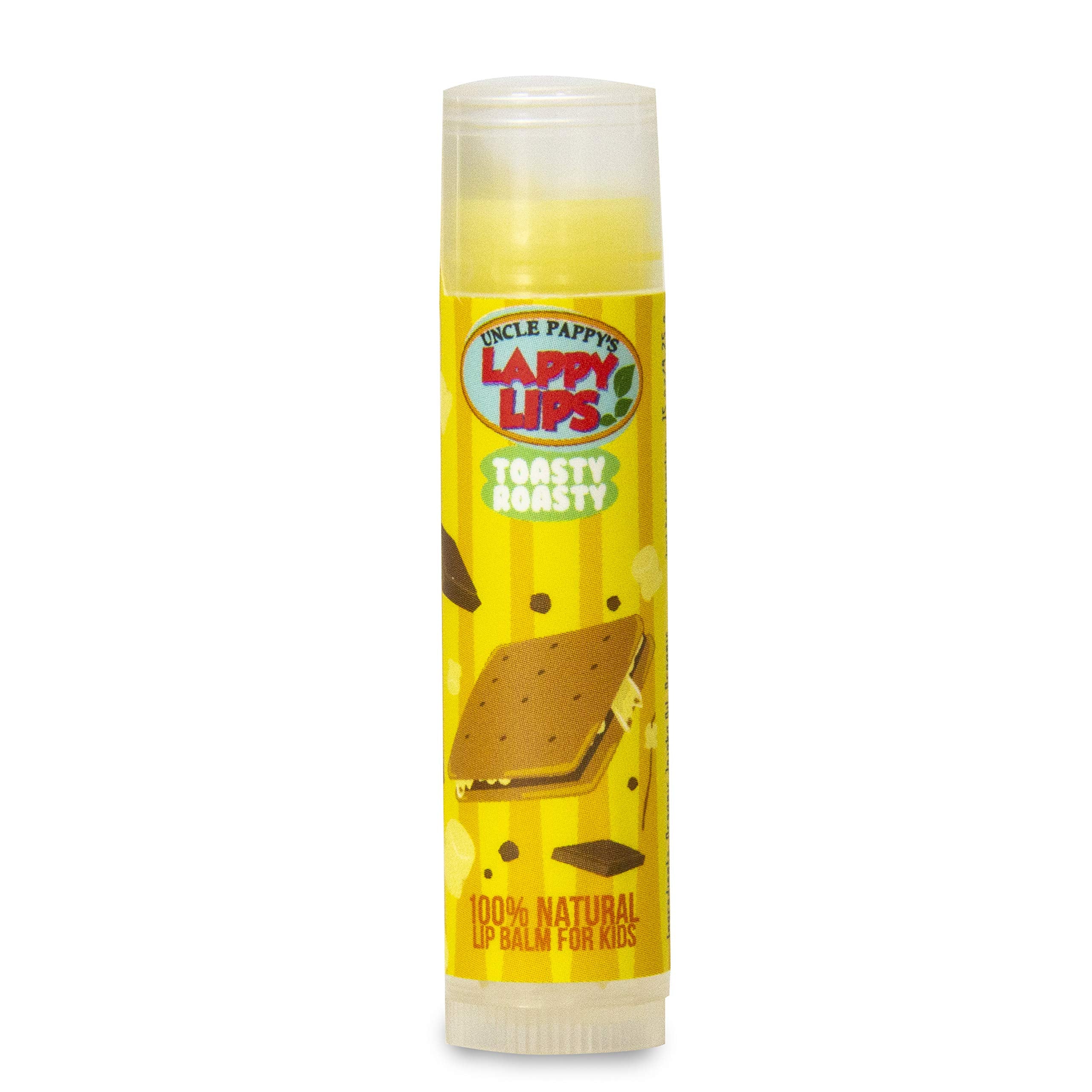 Just Bee Lappy Lips Organic Lip Balm for Kids – 6 Flavors, 100% Natural, Made in USA