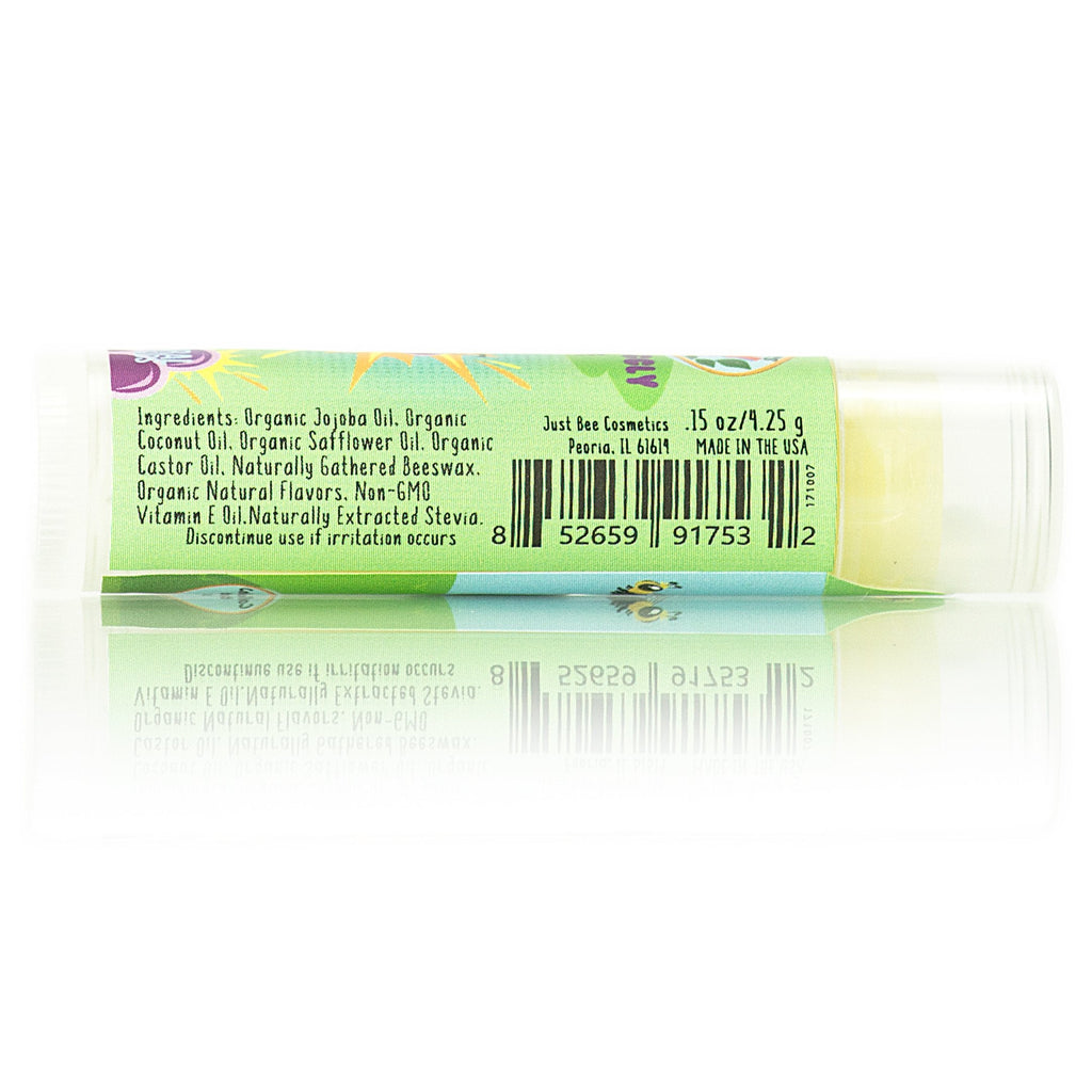 Just Bee Lappy Lips Organic Lip Balm for Kids – 6 Flavors, 100% Natural, Made in USA