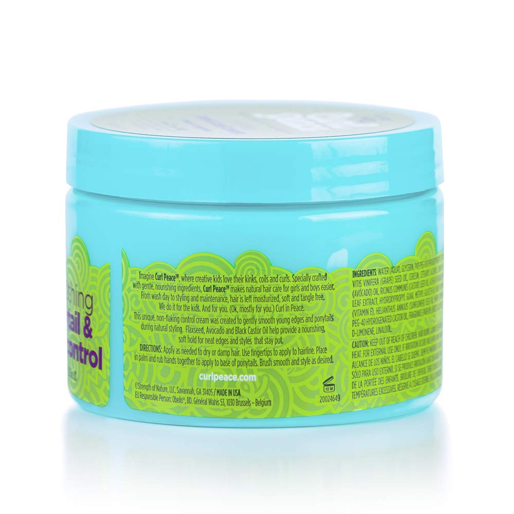 Just For Me Curl Peace Smoothing Ponytail & Edge Control (3 Pack) | Flaxseed, Avocado & Castor Oils