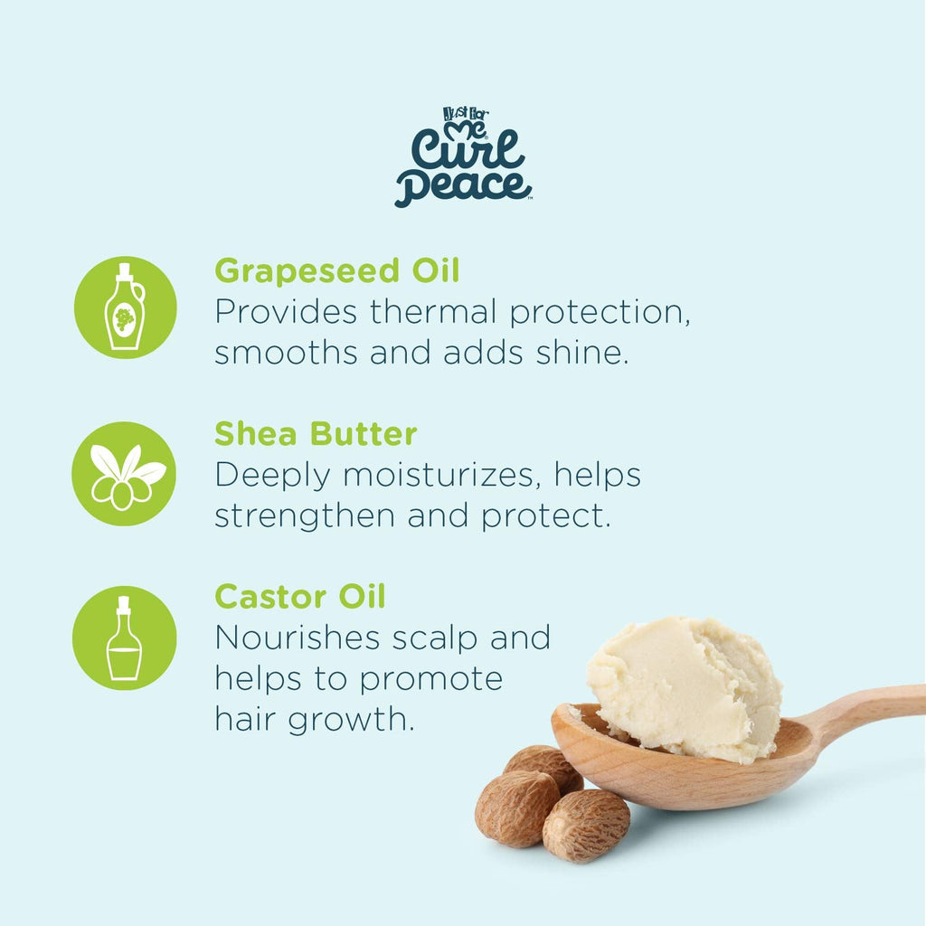 Just For Me Curl Peace Nourishing Hair & Scalp Butter (3 Pack) – Hydrates, Soothes & Protects Curls