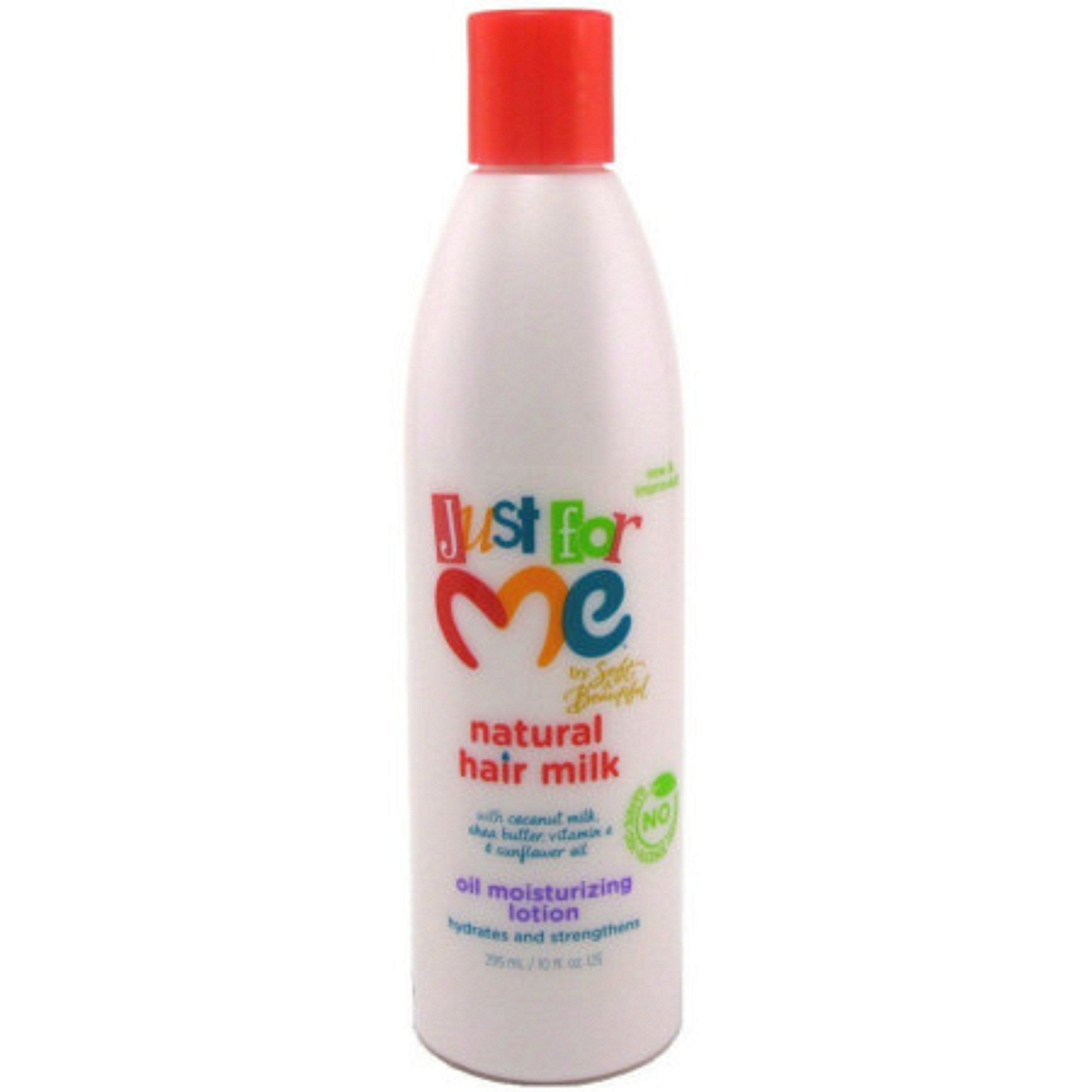 Just For Me Hair Milk Oil Moisturizing Lotion 10oz Pack of 3 | Hydrates & Strengthens All Hair Textures