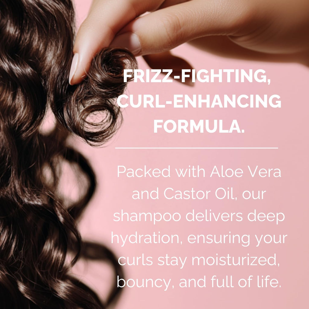 Just Nutritive Curly Hair Shampoo – Sulfate-Free Hydration, Frizz Control
