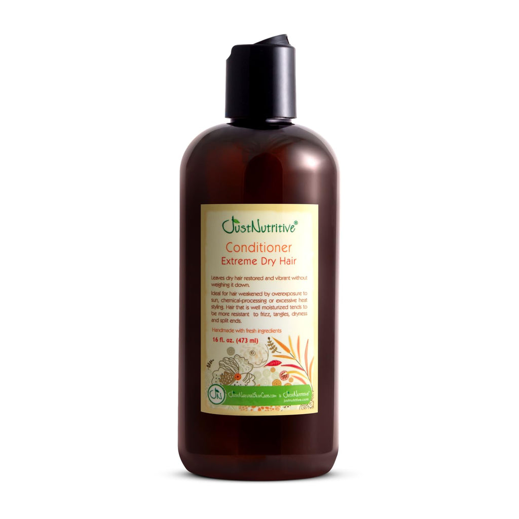 Just Nutritive Extreme Dry Hair Conditioner | Deep Hydration for Dry & Damaged Hair | 16 oz