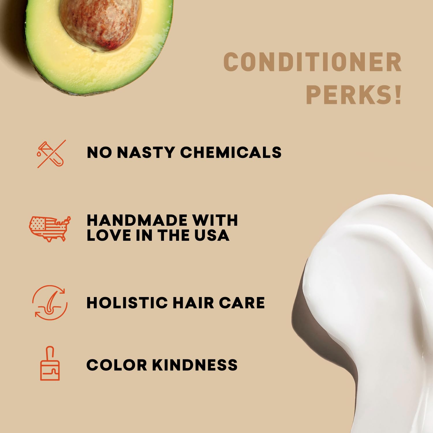 Just Nutritive Extreme Dry Hair Conditioner | Deep Hydration for Dry & Damaged Hair | 16 oz