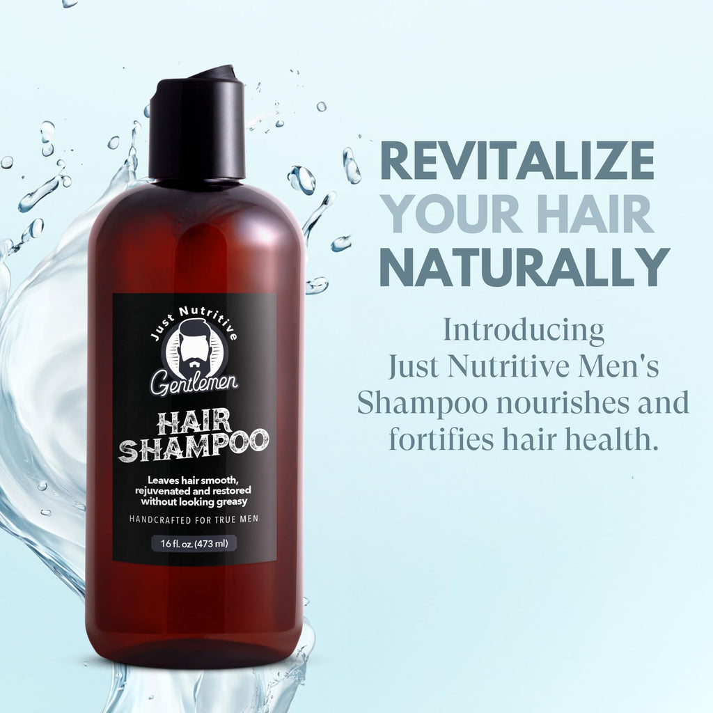 Just Nutritive Hair Shampoo | Gentlemen | The Best Shampoo Made for Men