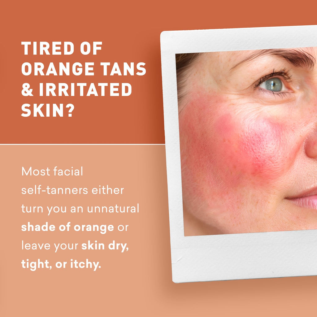 Just Nutritive Sunless Tanning Daily Facial Cream | Sunkiss Glow 4 Oz