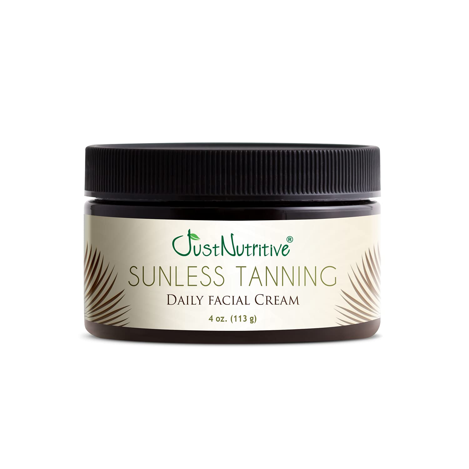 Just Nutritive Sunless Tanning Daily Facial Cream | Sunkiss Glow 4 Oz