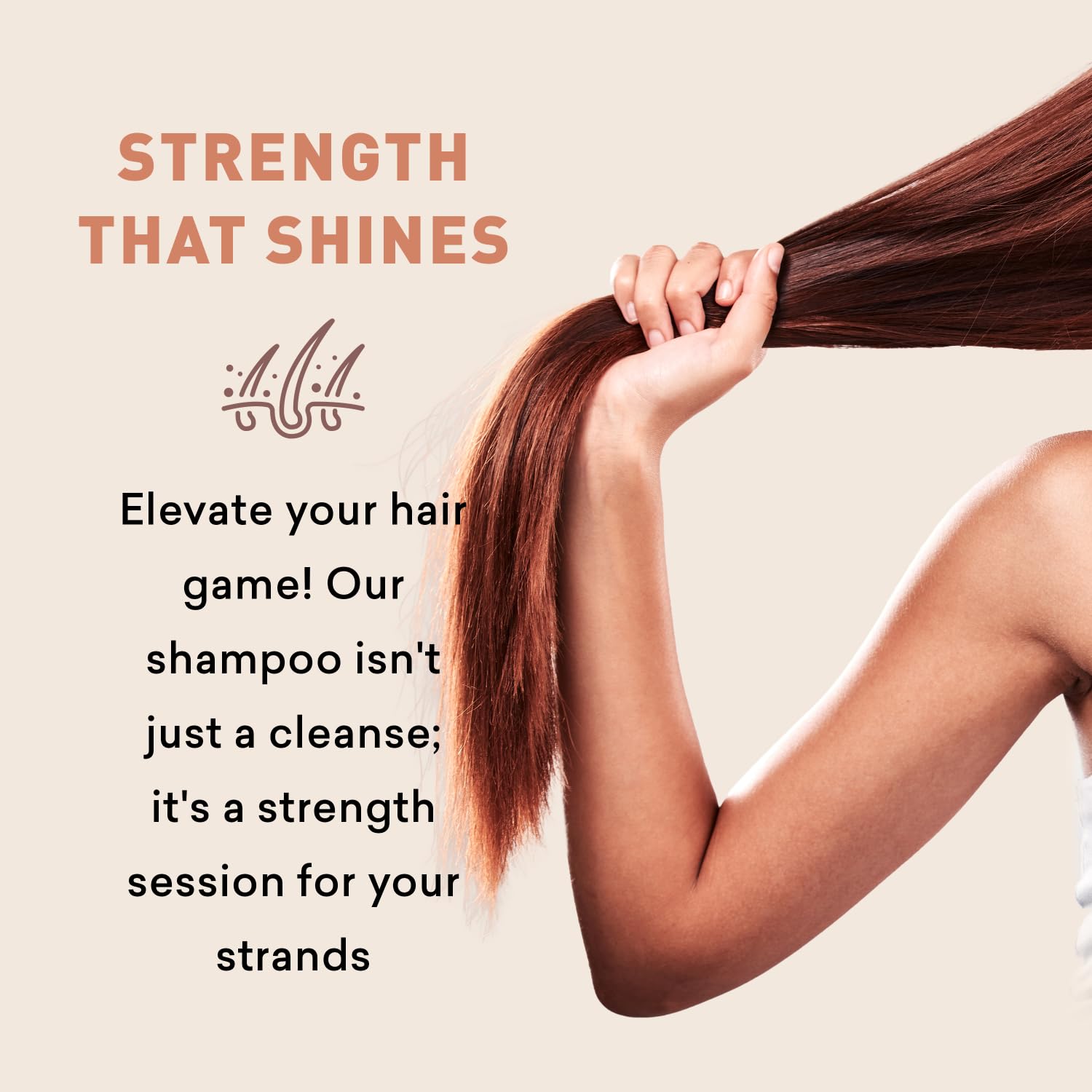 Just Nutritive Thin Hair Shampoo | Visibly Thicker Appearance | Natural Shampoo for Enhanced Volume 16 Fl Oz