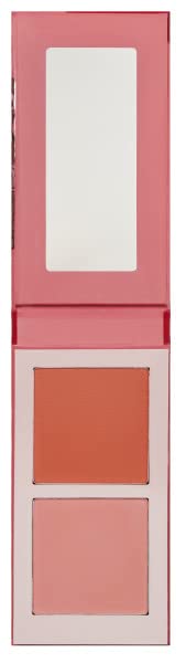 Juvia's Place Blushed Duo Blush - Two-Tone Buildable Mineral Powder for Rosy, Natural Cheeks - All Skin Tones - Volume 2